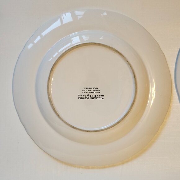 Williams Sonoma Marketplace ROOSTER Relief Design Farmhouse Plates(11") - Picture 4 of 8